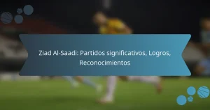 Ziad Al-Saadi: Partidos significativos, Logros, Reconocimientos